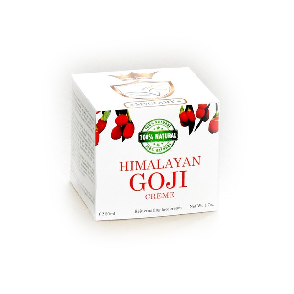 3x Deluxe MyGlamy Natural Cosmetics 100% Natural Goji Berries Superfood Cream Face Cream 50 ml