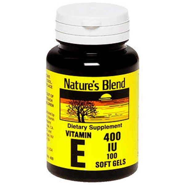 Nature's Blend Vitamin E 400Iu Capsules 100 Ct