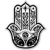 AK Wall Art Hamsa Hand Car Vinyl Sticker - SELECT SIZE - (A) X-Small: 2.5"