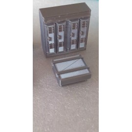 Unbranded O Scale 1:48   3pcs.  Signal Box and Battery BU Box Trackside Detail 3D Printed