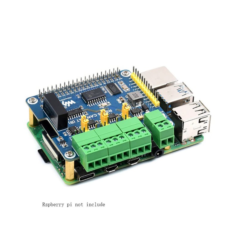 Isolated RS485 CAN HAT (B) for Raspberry Pi Series, SPI