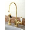 Kingston Brass Gourmetier KS7192PL Victorian Single Handle Water Filtration Faucet,
