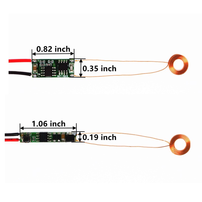 cogguee Wireless Charging Transmitter +Receiver Power Supply Module Inductive Charger
