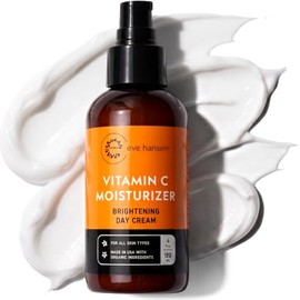Natural Vitamin C Face Moisturizer - Lightweight, Brightening, Anti Aging Lotion for Daily Use - 4 ounces - Eve Hansen