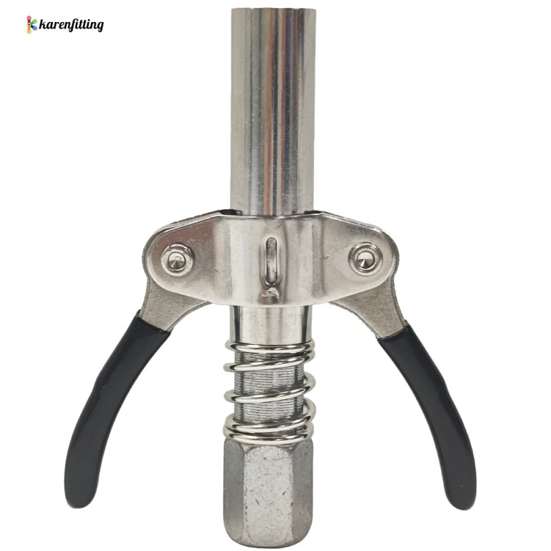 Grease Gun Coupler Nozzle Oiling Double Handle Injection Nozzle Grease