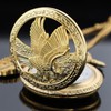 Tiong Eagle Gifts Pocket Watch with Chain Vintage Quartz Pocket
