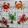 10 PCS Magnetic Refrigerator Magnets Funny Cute Crabs and Lobsters