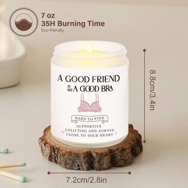 Greatabox Friendship Gifts for Women, Best Friend Birthday Gifts for Women, Best Friend Presents, Funny Christmas Birthday Gift to My Best Friend, Bestie, BBF, Soul Sister, Lavender Scented Candles