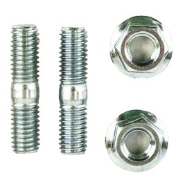 LEFITPA Replacement 90047-ZE2-000 Bolt Exhaust Stud Muffler Nut Kit for Honda GX390 GX340 GX270 GX240 13HP 11HP 9HP 8HP Lawn Mower
