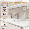 HYSSBR 2Pcs Thickened Shower Splash Guard Durable Bathtub Corner Splash
