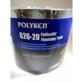 Polyken 626-20 Foilastic Premium Butyl Window & Door Flashing Tape 6" x 100ft.