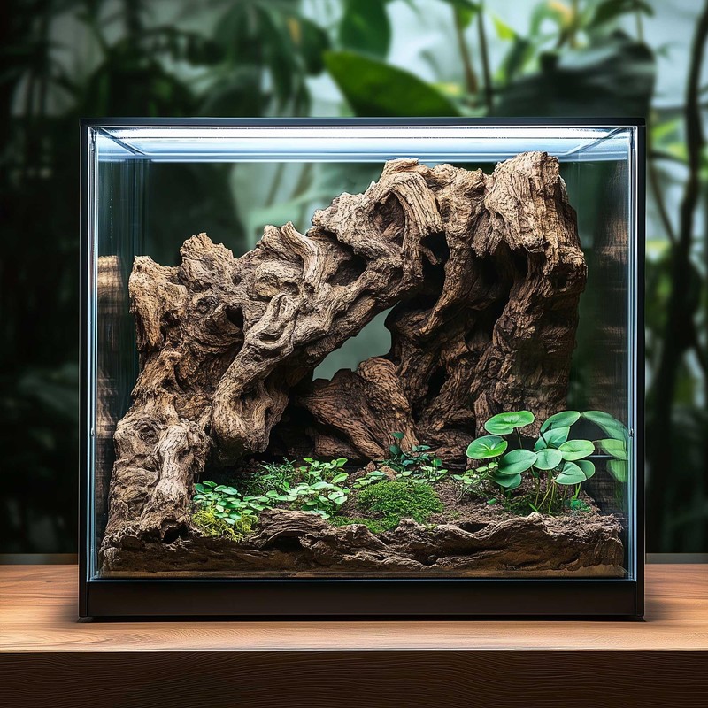 USCAPE Natural cork pieces for terrarium and paludarium, untreated cork