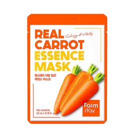 Farmstay Real Carrot Essence Mask Pack (10 sheets) / 팜스테이 리얼 당근 에센스 마스크팩 10매