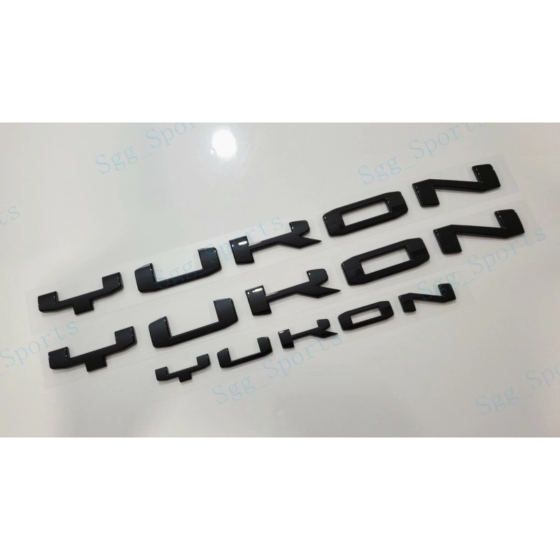 GMC 3PCS GMC 2021-2023 Yukon Yukon XL Doors Rear Gloss