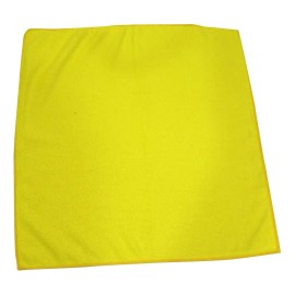 Paño De Microfibra Multiusos 40x40 Paq Con 12 Pzas, Packlife Color Amarillo