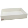 Dynalon 109894 Polyethylene (HDPE) Heavy Duty Rectangular Lab Tray, 12"