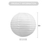 BEISHIDA 6-Inch White Paper Lanterns Decorative Chinese/Japanese Hanging Round Paper