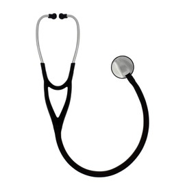 EverOne Professional Style Cardiology Stethoscope, Black, 27 Inch
