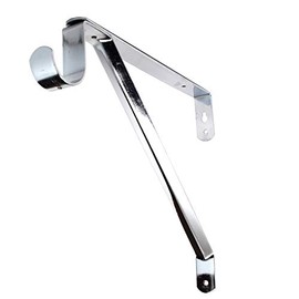 Desunia Adjustable Closet Rod & Shelf Support Bracket - Chrome - 1 Pack