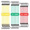 Cartman Adjustable Bungee Cords, 6 Pack 40 inch Adjustable Bungee