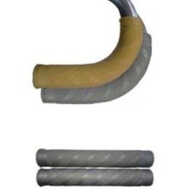 SOYO TYRE Long Grip S.V. Soft Silver (Set of 2) Thickness: 0.1 inches (3 mm), Length: 6.9 inches (17.5 cm)