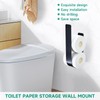 Wall Toilet Paper Storage for 3 Roll Tissue, Toilet Paper