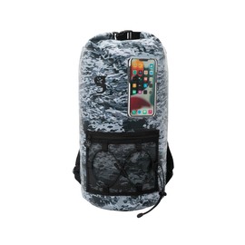 geckobrands Hydroner 20L Waterproof Backpack – Lightweight Packable Dry Bag (Artic geckoflage)