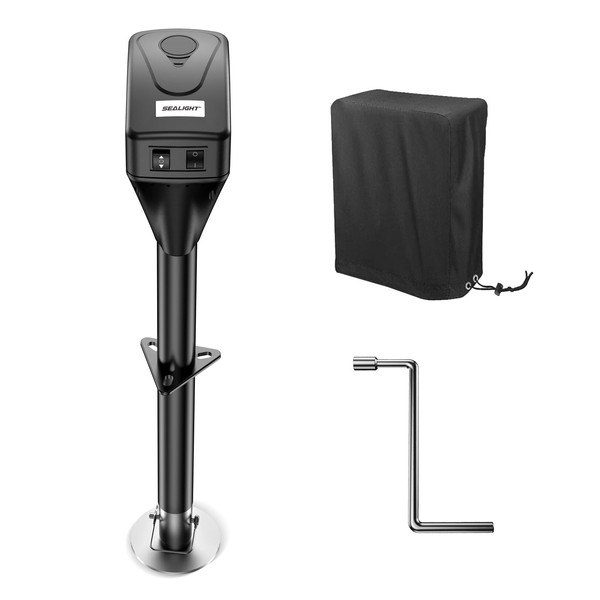 SEALIGHT Electric Trailer Jack to 5000lbs,Heavy Duty Electric Tongue Jack,12V