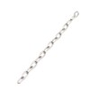 Small Metal Chain,Stainless Steel Safety Chains 20in (L) x 2MM (T) Long Link Chain Rings Light Duty Coil Chain for Hanging Pulling Towing (2mm*50cm-1 Pack)
