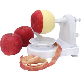 Macross MCK-130 Apple Quick Apple Peeler, White