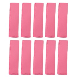10pcs Ice Pop Sleeves Reusable Neoprene Anti Freezing Ice Pop Holders Bag for Family Use