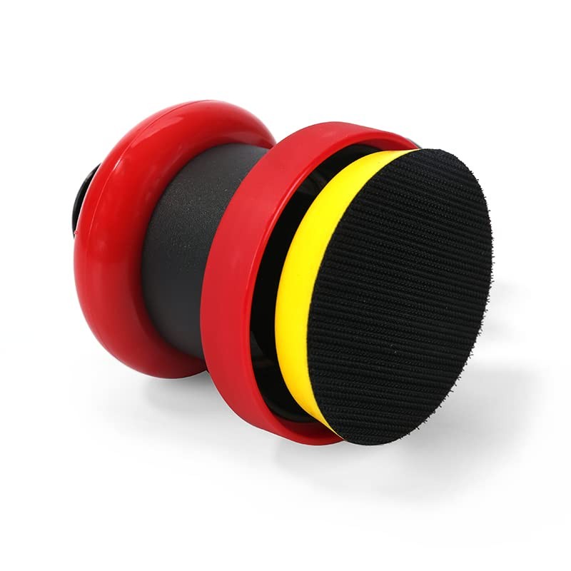 Commercial 3 Inch Finishing Palm Pneumatic Sander Tool,3", 3/32”Mini DA