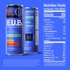 E.U.B. Mango Passionfruit Sparkling Functional Beverage, 12oz Can, 50mg Caffeine,