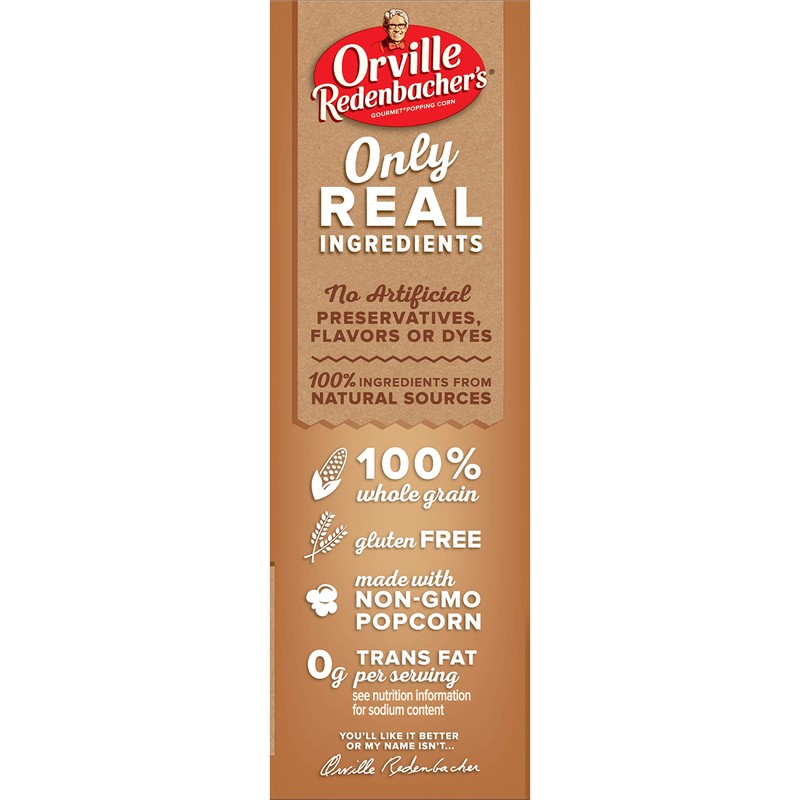 Orville Redenbacher’s Microwave Popcorn, Naturals Light Simply Salted Popcorn, 3g