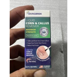 Bangbrek Corn Remover for Toes & Feet – Salicylic Acid Liquid Callus Removal (15ml)
