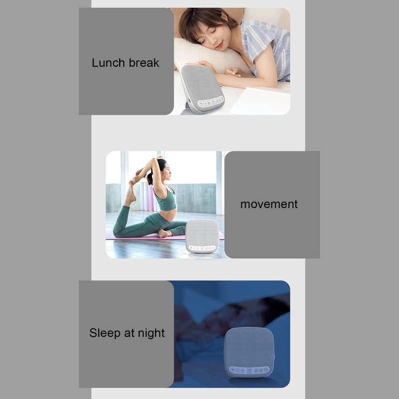 18 Sounds White Noise Sound Machine Automatic Shutdown Timer Rest