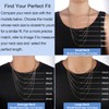 Jewlpire 925 Sterling Silver Chain Necklace Chain for Women 1.1mm