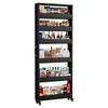 Qiaoxuan Slim Storage Cart, 6 Tier Metal Rolling Utility Kitchen