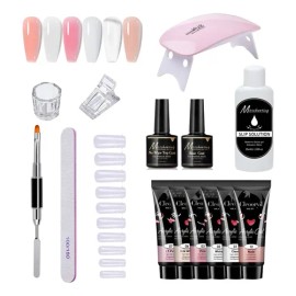 Kit Para De Polygel Uñas Completo Acrilico Uñas Con 15pcs                                                                                             