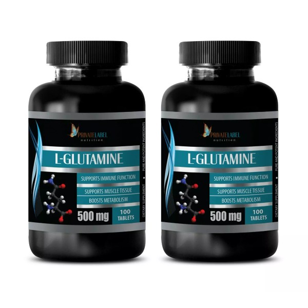 Support Detoxification - L-GLUTAMINE 500mg - Sport Supplements - 2