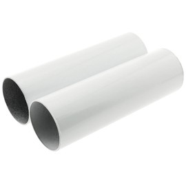 E-outstanding Candle Light Cover Sleeve 2PCS 25x80mm White Metal Lamp Chandelier Candle Light Cover Sleeves Socket