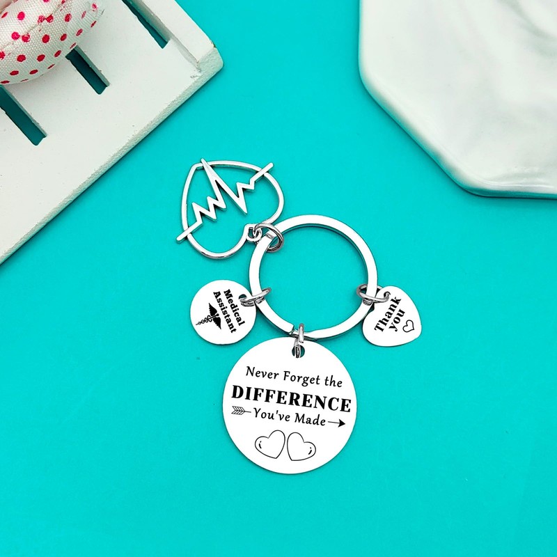 Ximalun Medical Assistant Appreciation Gifts MA Medical Assistant Keyring Thank