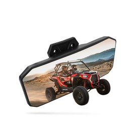 ZIDIYORUO Upgraded RZR Rearview Mirror, 11"x 4.2" Extra Large Convex UTV SXS Center Rearview Mirror Compatible with RZR PRO XP/ 4, RZR Trail/S, RZR Turbo R /4, 360° Adjustable & Easy to Install