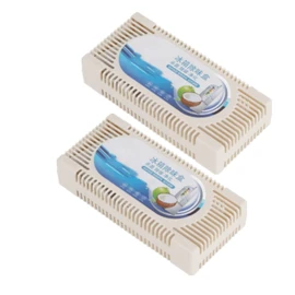 Caja De Desodorante para Refrigerador, 2 Paquetes De Desodorante para Refrigerador, Caja De Desodorante para Refrigerador Que Previene El Olor Desodorante para Refrigerador Y Congelador(A)