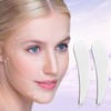 LLOUSSAK 3 spatole cosmetiche, in acciaio inox, curvo per make-up,