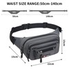 AirZyx Waterproof Belt Bag Bum Bag Women Men Multifunctional Waist