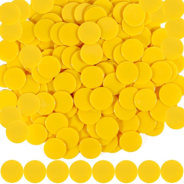 Coopay 1-1/5 inch Plastic Learning Counters Disks Bingo Chip Counting