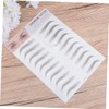 SAFIGLE 2Pcs Eyebrow Stickers Realistic Artificial Eyebrow Transfer Tool for