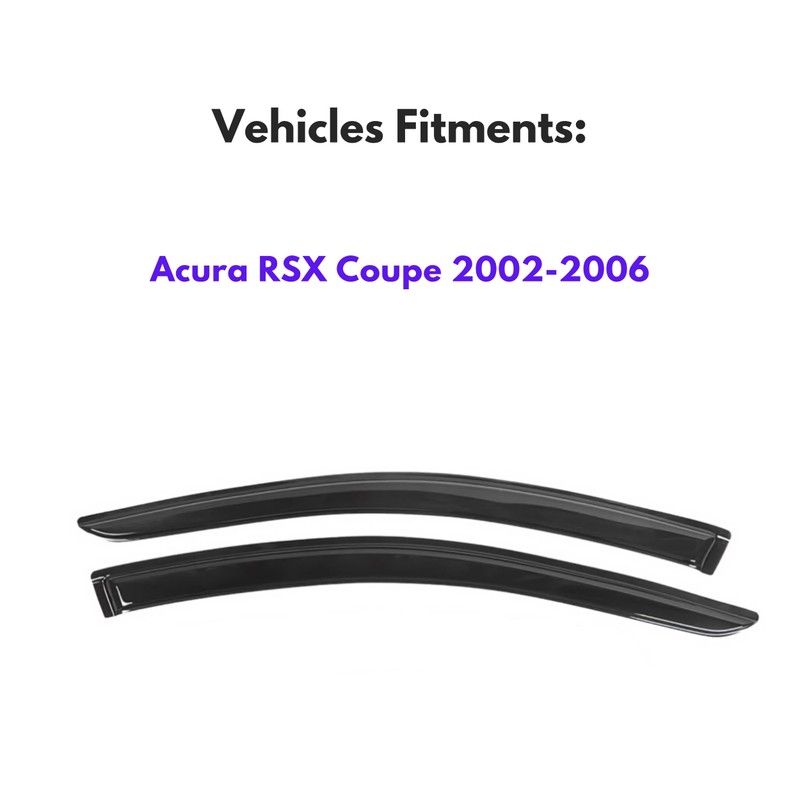 Immortal Group IG Window Visor for Acura RSX 2002-2006, Rain