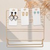 joycraft 100Pcs Earring Cards, 2 x 3.54 Inch White Earring